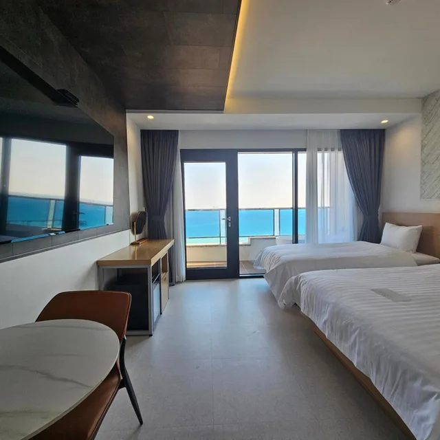 Ocean, Deluxe, Twin Beds، Songjeong Olla Hotel 5/10