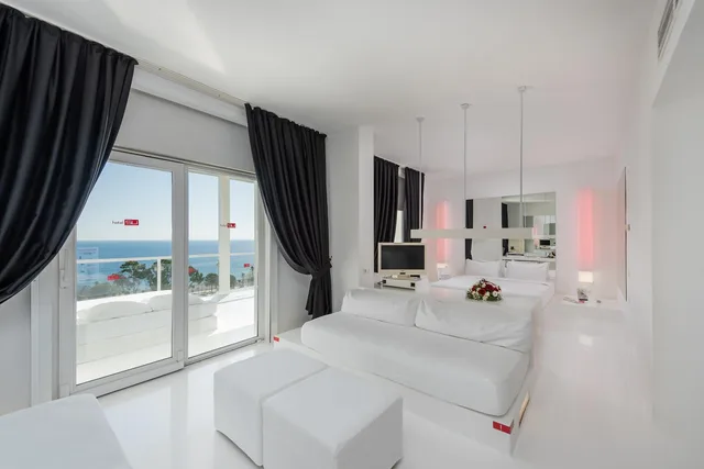 غرفة عائلية بسرير كينج بإطلالة على البحر، SU HOTEL (EX SUNIS SU) 6/10