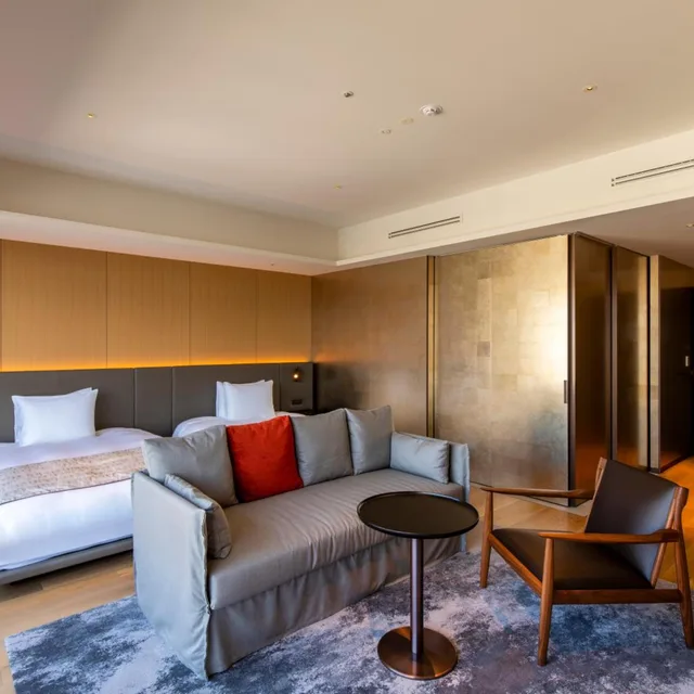 غرفة تنفيذية بسريرين منفصلين مع دخول الصالة، The Hotel Seiryu Kyoto Kiyomizu 4/8