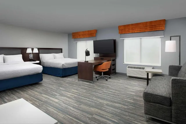 جناح استوديو بسريرين كوين مع أريكة لذوي الإعاقة، Hampton Inn Suites Rapid City Rushmore Sd 5/9