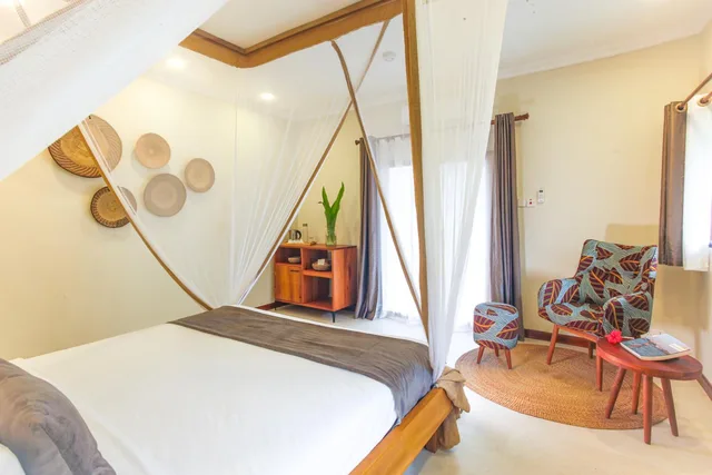 غرفة ديلوكس بسرير مزدوج بإطلالة على البحر، Kupaga Villas Boutique Hotel 2/10