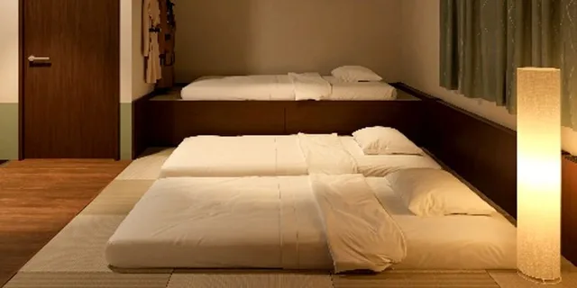 City, Triple, Twin Beds, 2 Futon Beds, Smoking، Hotel Meldia Shijo Kawaramachi 5/10