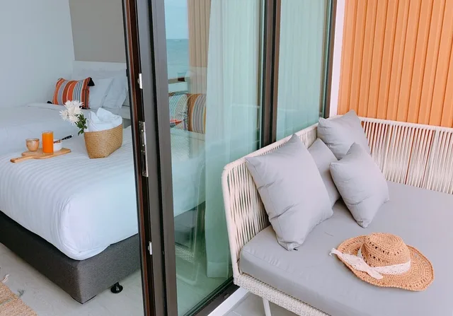 غرفة سوبيريور بسريرين منفصلين بإطلالة على البحر، Blue Tao Beach Hotel 4/5