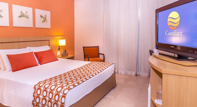 غرفة سوبيريور بسرير كوين، Comfort Hotel Franca 5/7