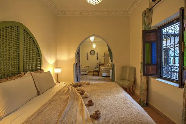جناح كلاسيكي بسرير كوين، Riad Bijoux Marrakech 6/9