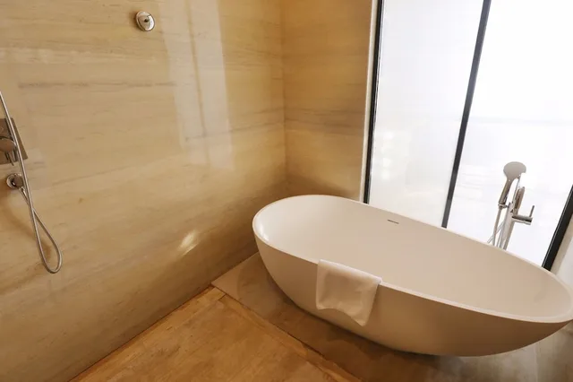 غرفة ديلوكس بسريرين منفصلين بإطلالة على البحر، Mangrove Tree Resort World (Coral Tower) 10/10