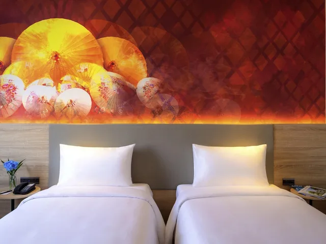 غرفة قياسية بسريرين منفصلين، Ibis Styles Bangkok Ratchada 5/7