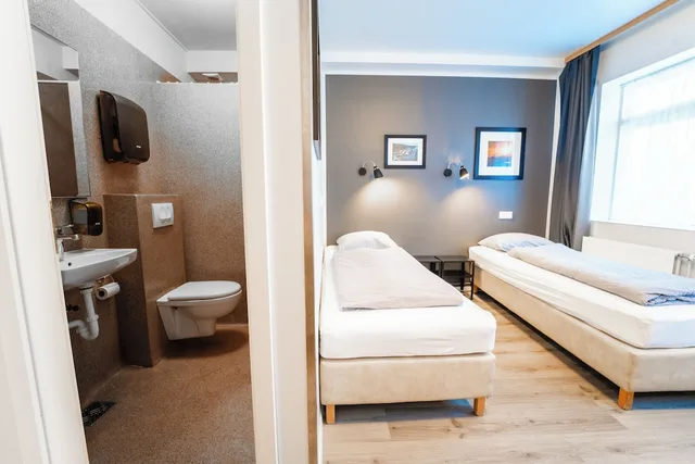 غرفة بسرير مزدوج بحمام خاص، Guesthouse Aurora 4/5
