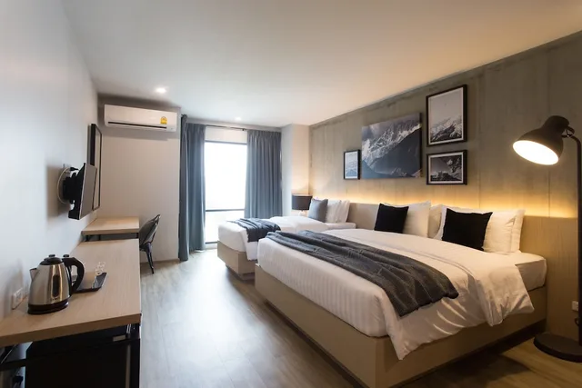 غرفة ثلاثية بسرير كينج وسرير فردي، The Journey Hotel Bangna 1/4