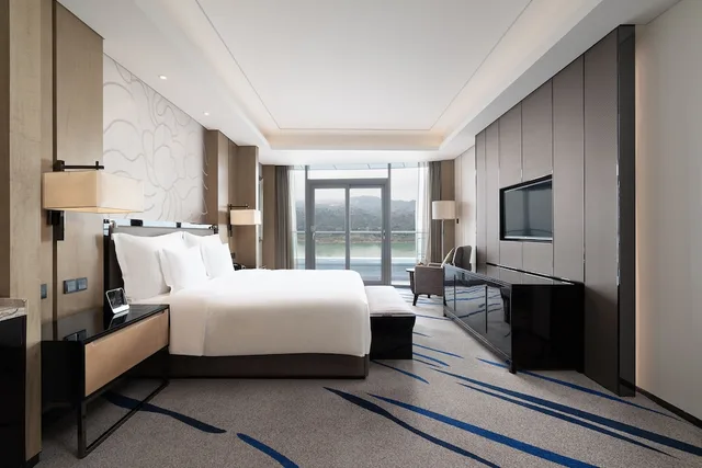 غرفة ديلوكس بسريرين مزدوجين، Wyndham Yuelai 4/7