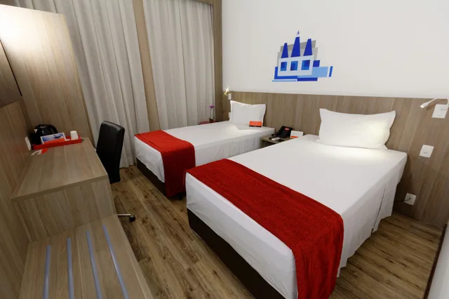 غرفة قياسية بسريرين منفصلين، Ramada Encore by Wyndham Osasco 2/5