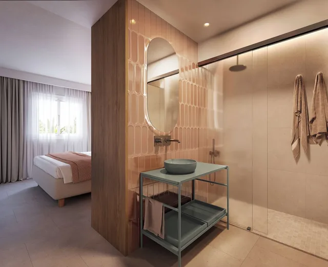 2 Bedrooms, Aura, Villa, Twin Beds, Queen Bed, Sea View, Sofa، Inturotel Esmeralda Villas 9/9