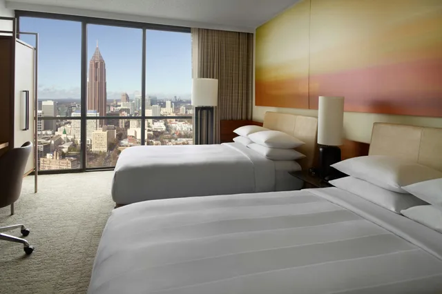 غرفة بإطلالة على المدينة، Atlanta Marriott Marquis 1/2