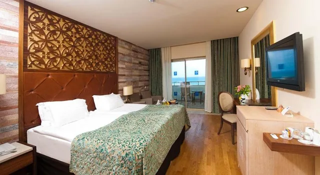 Room, Single, Double Bed, Side Sea View، Melas Lara Hotel 1/1