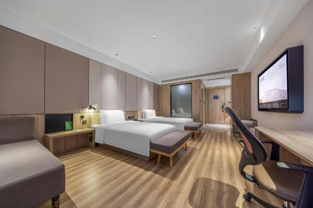 غرفة بسريرين منفصلين، Atour Hotel Jining Taibai Road 2/2