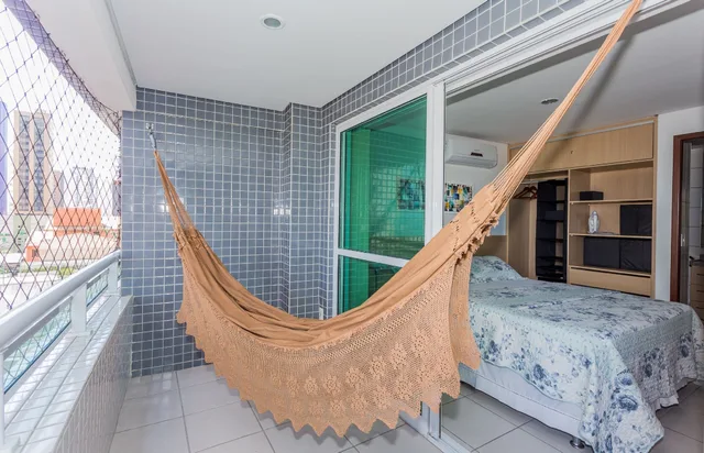 شقة بإطلالة على البحر بغرفتي نوم مع سرير سحّاب إضافي مع أريكة، Vip Beira Mar Residence 6/6