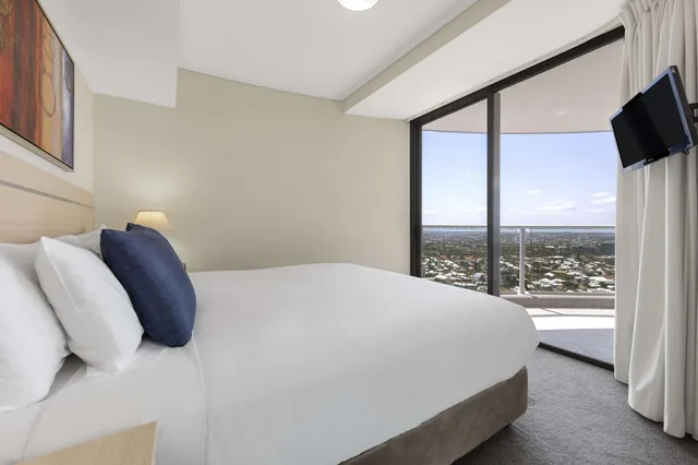 شقة بسرير كوين بغرفة نوم واحدة، Oaks Brisbane Aurora Suites 2/8