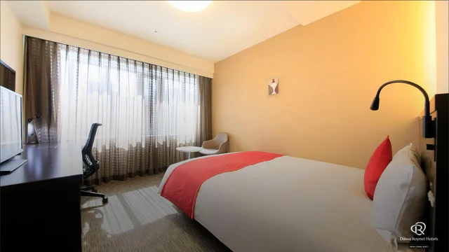 Moderate, Single, Double Bed, City View, Daiwa Roynet Okayama Ekimae Hotel 1/1