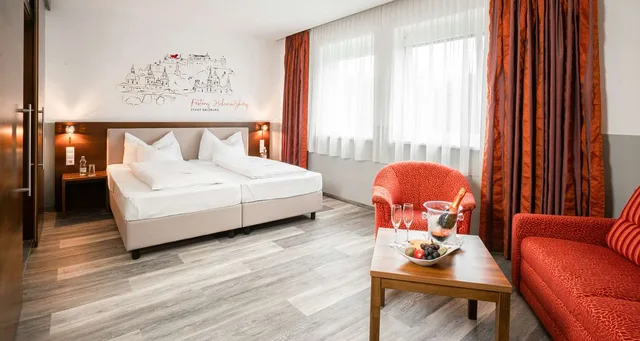 غرفة عائلية بسريرين منفصلين مع أريكة، Best Western Hotel am Walserberg 2/2