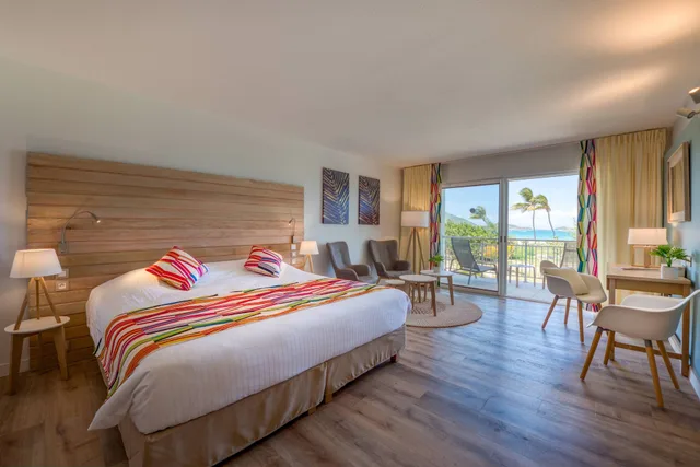 Ocean, Premium, Junior Suite, King Bed, Sofa, Kitchen, La Playa Orient Bay 1/3