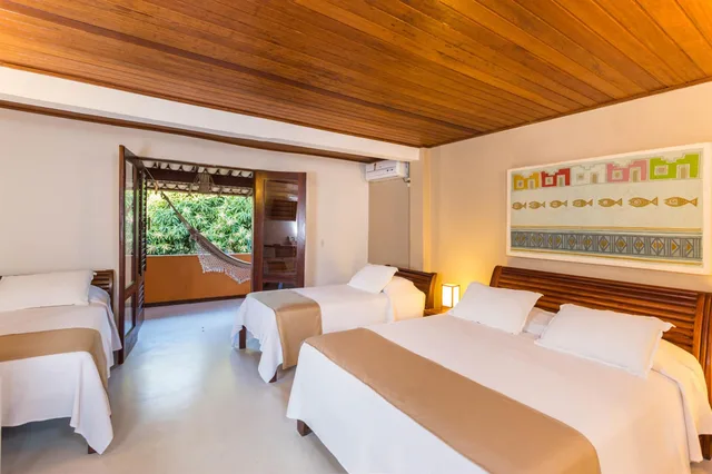 غرفة فاخرة رباعية، Hotel Pousada Coqueiros 4/9