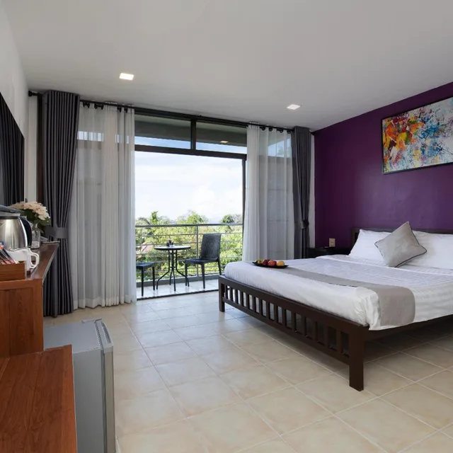 غرفة ديلوكس بسرير مزدوج بشرفة، ASPIRA RESORT KLONG MUANG KRABI 7/10