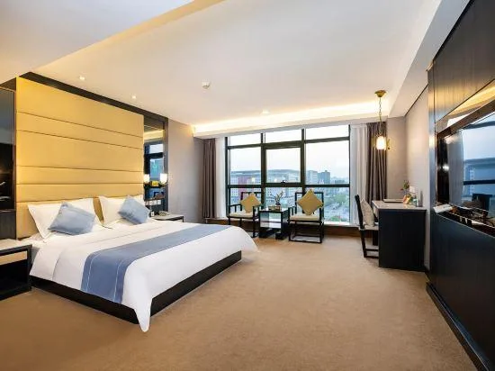 غرفة ديلوكس بسرير مزدوج، Shengting Business Hotel Zhengzhou International Exhibition Center 1/1