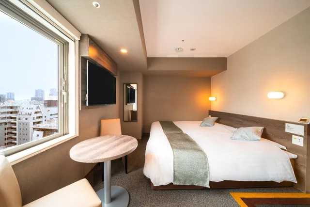 Semi Room, Deluxe, 2 Semi Double Beds، Superhotel Premier Ginza 1/1