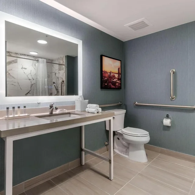 جناح بسريرين كوين مع أريكة لذوي الإعاقة، Cambria Hotel West Orange 3/4