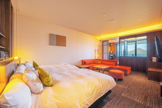 Exective Twin Room with Cypress Onsen View Bath Non Smoking, Hotel Premium Lake Toya 3/10