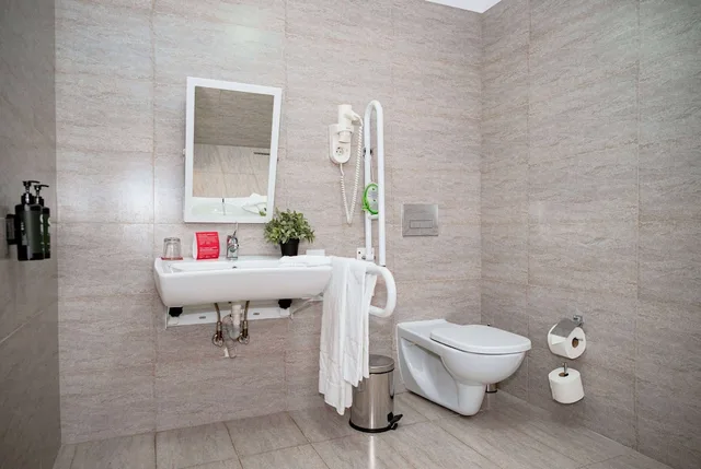 غرفة بسرير مزدوج لذوي الإعاقة، Ramada Plaza by Wyndham Craiova 7/7
