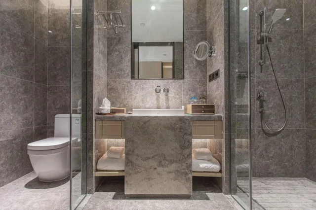 غرفة ديلوكس بسريرين منفصلين بإطلالة على المدينة للمدخنين، Grand Metropark Hotel Liyuan Chongqing 5/6