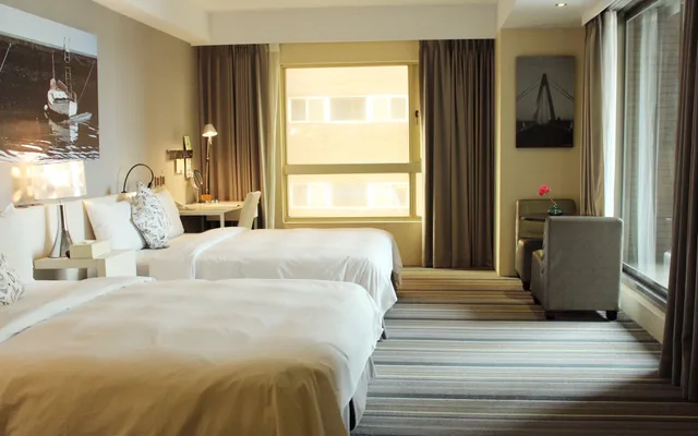 غرفة عائلية بسريرين مزدوجين، Hotel Day Plus Tamsui 1/5