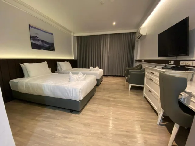 غرفة سوبيريور بسريرين منفصلين، Grandview Landmark Betong Hotel 4/5