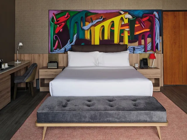 جناح بسرير كينج بشرفة، Mondrian Mexico City Condesa 8/10