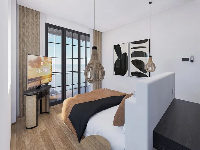 جناح بريميير بسريرين كينج وسرير فردي بـ3 غرف نوم، Kiara Beachtown Nusa Dua 3/9