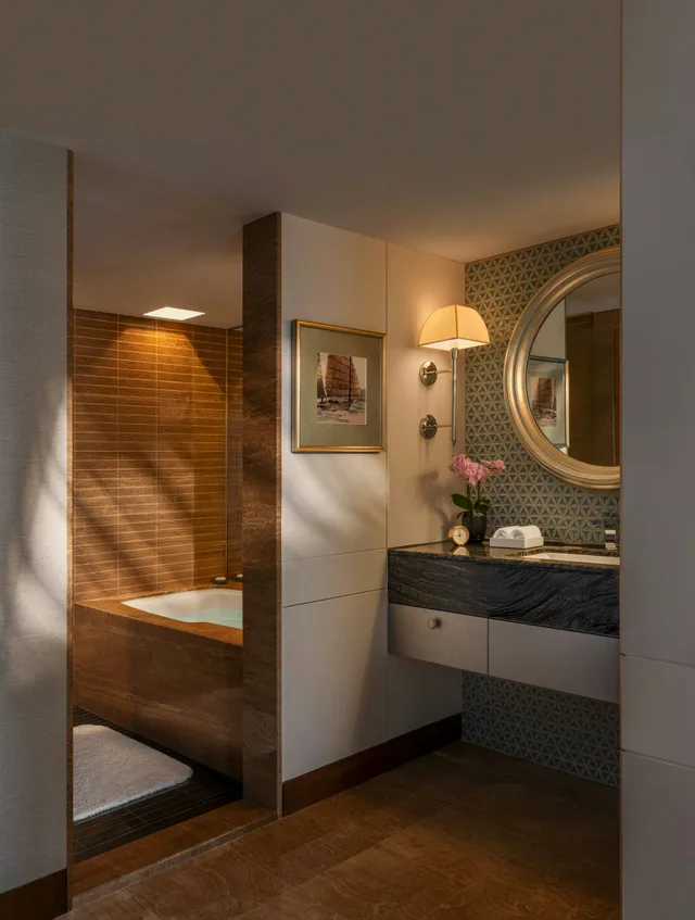 غرفة كلوب بسريرين منفصلين بإطلالة على المرفأ، Mandarin Oriental Hong Kong 8/9