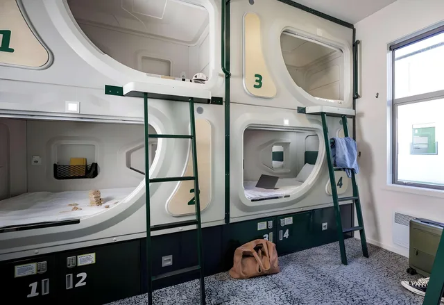 Private, 8 Pod, Shared Bathroom، LyLo Christchurch Airport 1/1