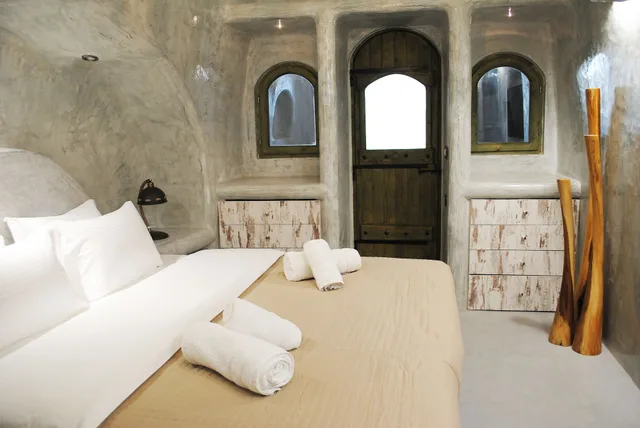 فيلا فاخرة بسرير كينج وسرير كوين بإطلالة على البحر مع أريكة، Santorini Dreams Villas 4/9