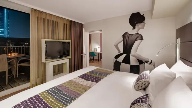 جناح بإطلالة على المدينة بغرفة نوم واحدة، Hotel Indigo Duesseldorf Victoriaplatz 2/7