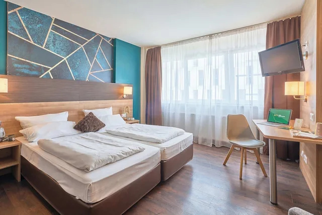 غرفة قياسية بسرير مزدوج، eXo Individual Hotel Mannheim - by SuperFly Hotels 1/10