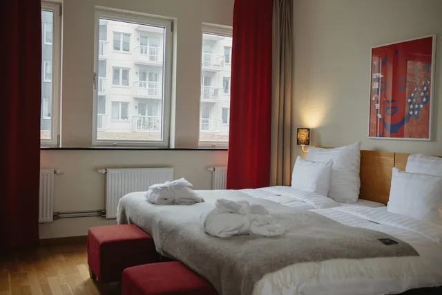 جناح بسريرين منفصلين مع أريكة، Home Hotel Mektagonen 2/9