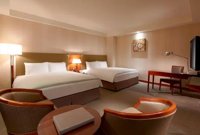 غرفة ديلوكس عائلية بسريرين مزدوجين، Taichung Harbor Hotel 1/2