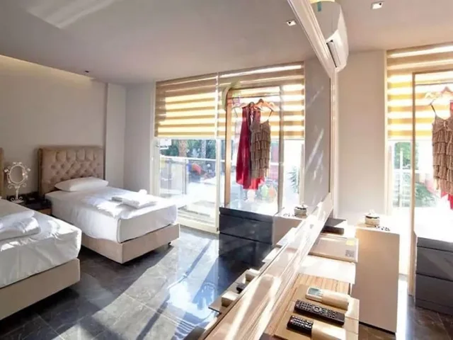 غرفة عائلية بسرير مزدوج وسرير فردي، Upper House Hotel 1/3