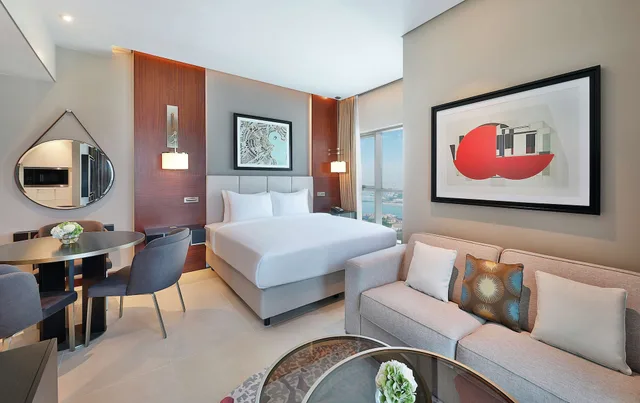 استوديو ديلوكس بسرير كينج، Hilton Doha The Pearl Residences 2/7