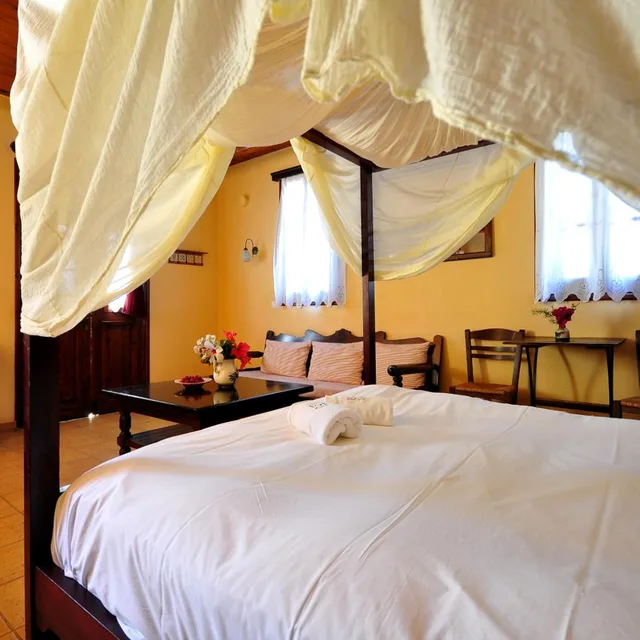 غرفة ديلوكس بسرير مزدوج، Elia Traditional Hotel & Spa 1/10