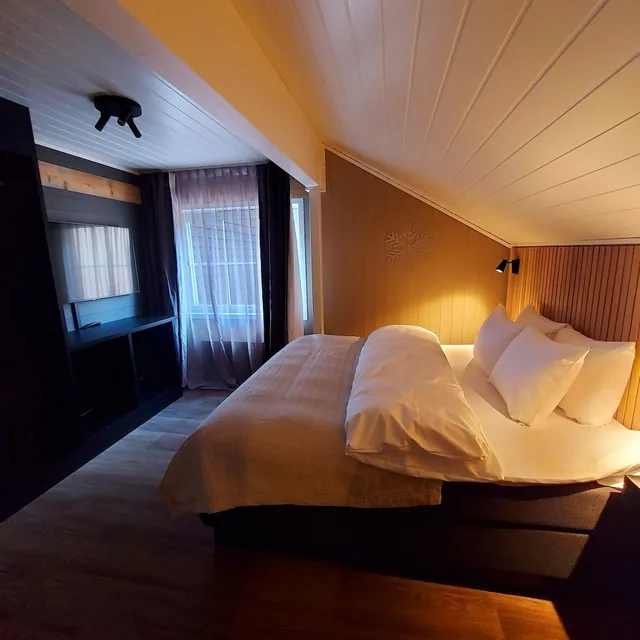 غرفة قياسية ثلاثية بسرير كوين مع أريكة، Hovdestoylen Hotell And Lodge 1/2