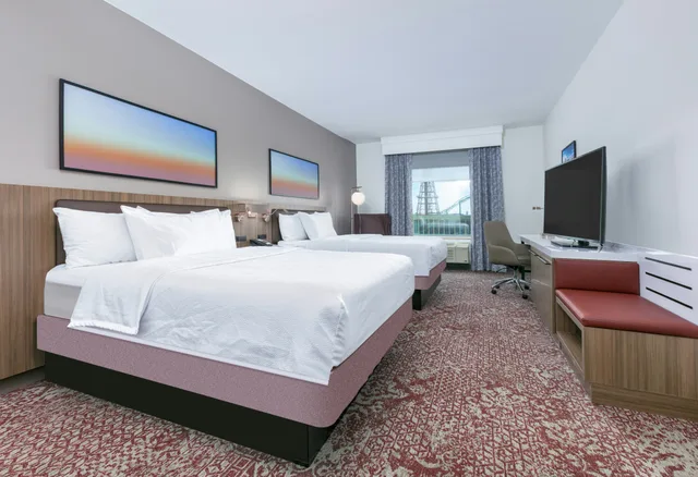 غرفة بسريرين كوين بإطلالة لذوي الإعاقة، Hilton Garden Inn Dallas/Arlington 2/8