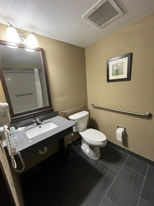 جناح بسرير كينج مع أريكة، Quality Suites Graham - Burlington South 3/4