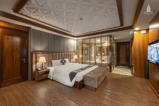 جناح بسرير كينج بإطلالة على الجبل، Bamboo Sapa Hotel 2/6